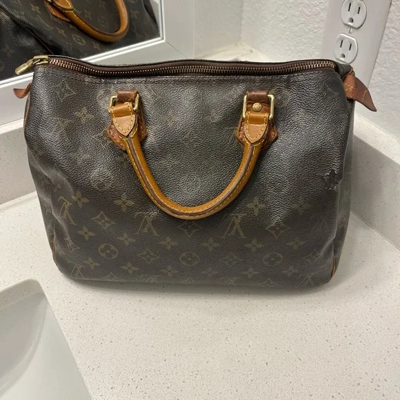 Louis Vuitton Dark Brown Monogram Satchel